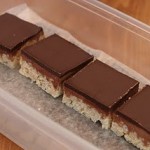 Peanut butter crispy bars